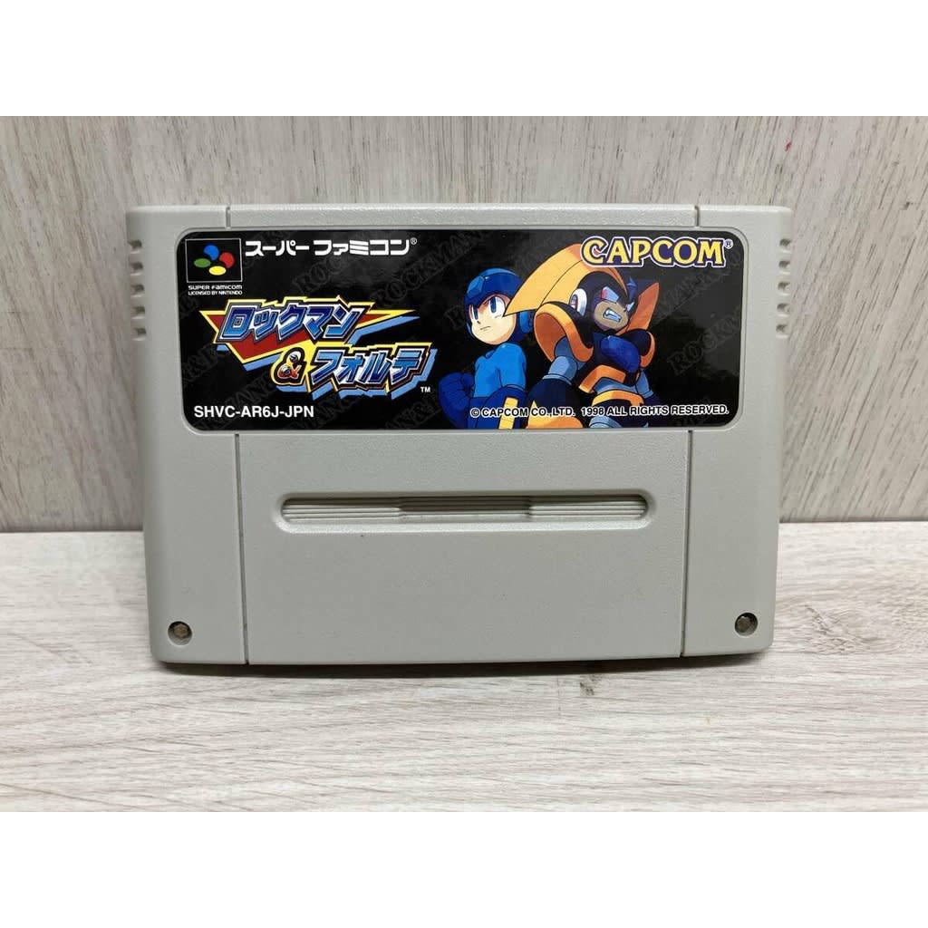 Used Rockman & Forte SFC SNES Super Famicom SHVC-AR6J tested working Nintendo Platform Capcom NTSC-J Super Nintendo Cartridge