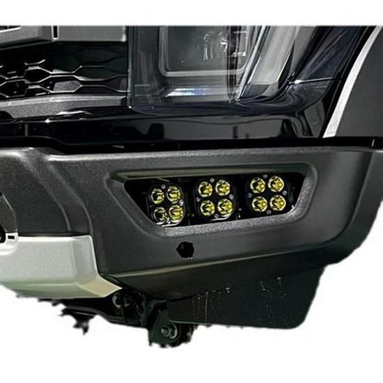 Ford Raptor F150 (2022-2024) Fog Light & LED Spotlight Bracket for Front Bumper