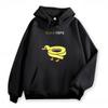 Trumpet Goose Print Loose Hoodie Cute Sportswear Retro Duck Hip-hop Streetwear Harajuku Women's Sweatshirt Fashionable Hoodie