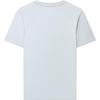 FILA Logo Fashion Casual Simple Knitted Round Neck Short Sleeve T-Shirt Men T-Shirt Light-Sky-Blue F11M327103FLB