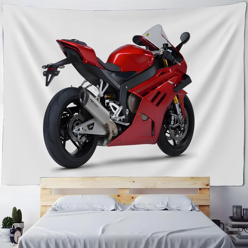 Wandteppich Anime Wandteppich Wandbehang Böhmische Wandteppiche Mandala Heimdeko Zubehör Zxmoto 820Rr Rot