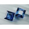 Natural Blue Sapphire Loose Gemstone 20.50 ct Pair Square Shape September Birthday Birthstone