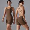 New Nude Camisole Jumpsuit Integrated Yoga Suit For Women, Running And Fitness Yoga Jumpsuit For Women