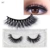 LEHUAMAO 3D Mink Eyelash Fluffy Cross Thick Natural Fake Eyelashes Lashes Dramatic Makeup Eye Lashes Handmade False Eyelash