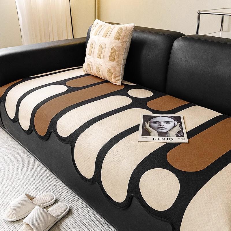 Special-Shaped Sofa Cushion Universal In All Seasons  New Non-Slip Seat Cushion Leather Sofa Cushion Irregular Cover Cloth Towel Cover