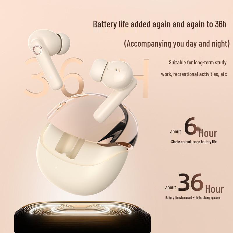 2025 In-Ear Bluetooth Earphones: Ultra-Long Battery, Sports Noise-Canceling