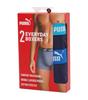 Puma Men Elements Basic Boxer 2-Pack Blue/Navy [701232894 009] Size XL