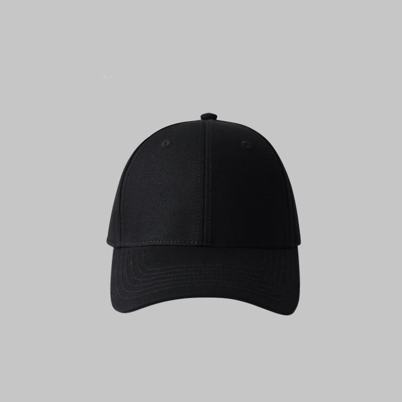 Classic Solid Color Hard Top Baseball Cap Men's Summer Pure Cotton Light Version High Top Sun Hat Children's Four-season Versatile Baseball Cap