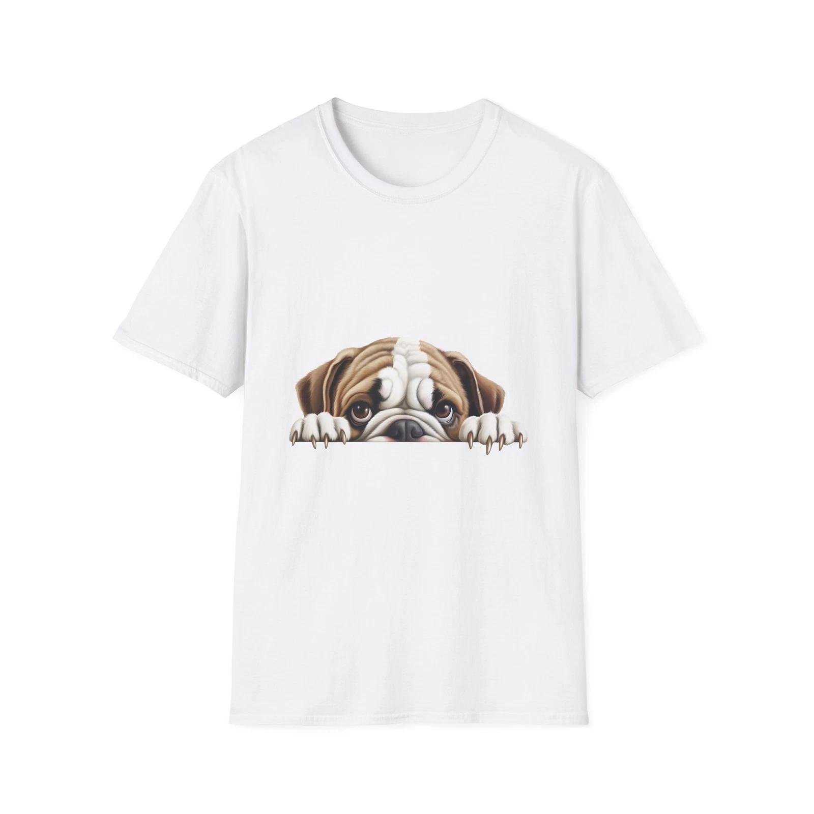 Cute Pug Softstyle T-Shirt, Dog Lover Gift, Casual Tee, Pet Owner Apparel, Dog XL