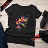 Geometric Fish T-Shirt: Vibrant Graphic Tee, Artistic Ocean Design