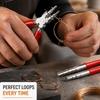 Non-Slip Jewelry Pliers Set Comfort Grip Handle Wire Looping Pliers for 3Pcs/Set DIY Tools