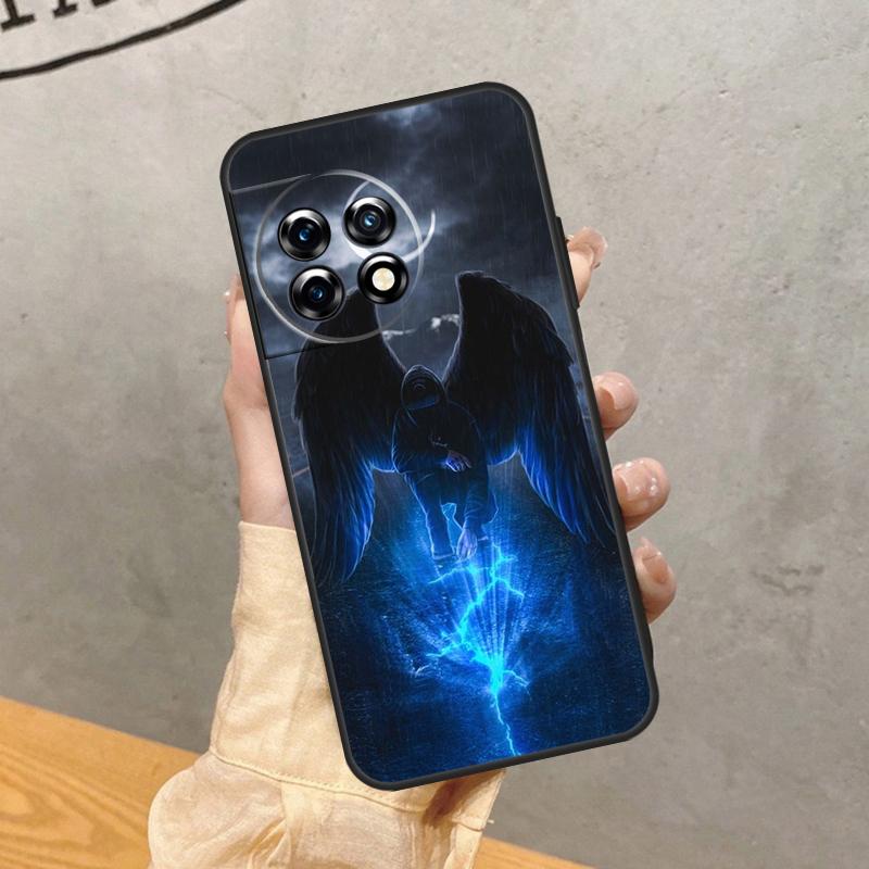 Wings Angel Devil Case For OnePlus 8 9 10 Pro 15 15R 13 R 12 11 13T 10T 8T Nord CE 5 2 3 4 Lite N20 N30 Cover