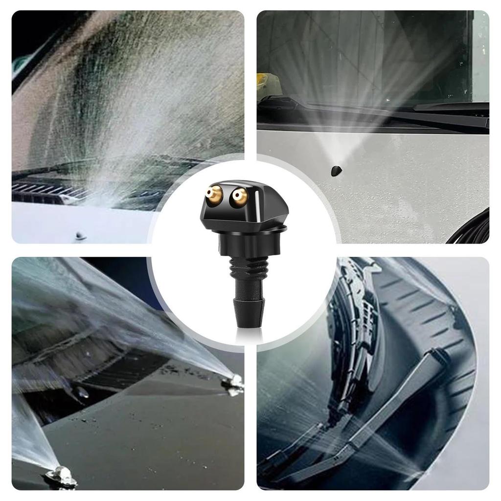 Town Wave Car Windshield Washer Nozzle 4 Pieces Washer Spray