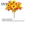 Holiday Gift for Thanksgiving Artificial Sunflower Maple Leaf Bouquet, Fall Flowers, Realistic Silk Faux Leaves Vase Flower Table Mantel Entryway