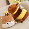 Capybara Bee Shiba Inu Honey Jar Plush Toy Animal Stuffed Doll Gift Decoration