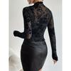 Spring And Autumn New Women'S Versatile Long Sleeve Daily Business Commuter Elegant Comfort Sexy Bottom Shirt Top
