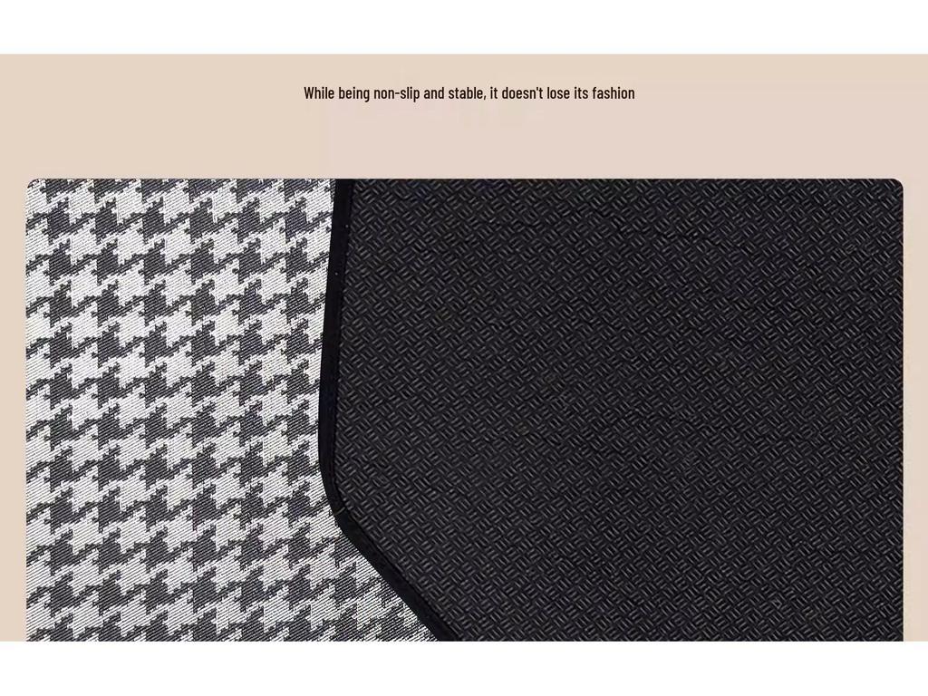Siene Grevia Anti-Slip Carbon Fiber Car Mats - Wear & Dirt Resistant