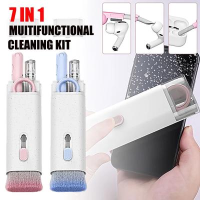 7-in-1 Cleaning Kit Computer Keyboard Cleaning Brush Headset  iPad Phone Cleaning Tool with Key Cap Puller Keyboard Cleaning Kit
