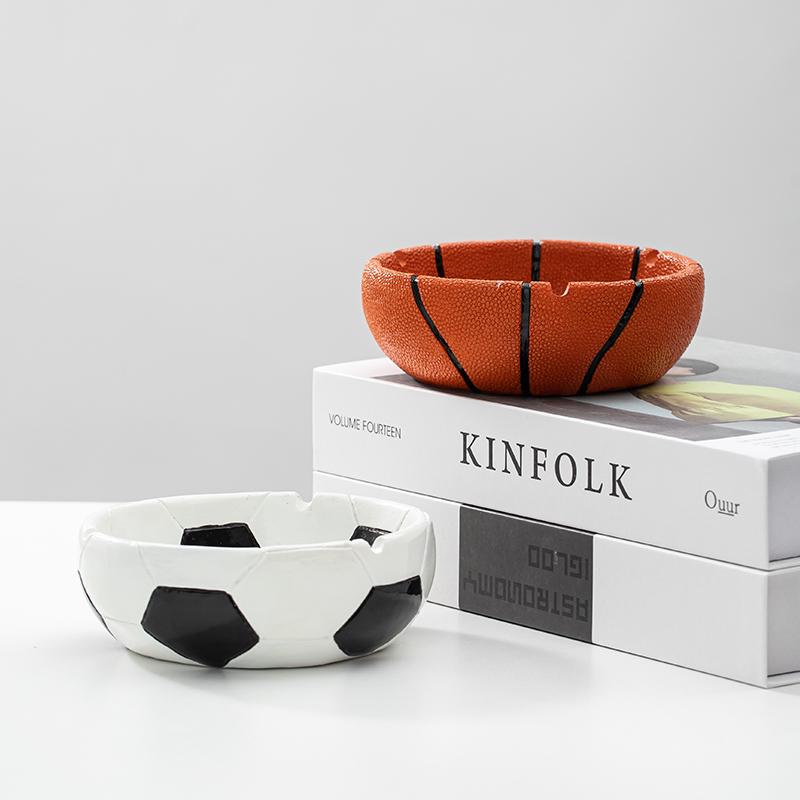 Banyan Anti-Fall Basketball Ashtray: Creative, Trendy, and Fly-Proof for Home or Office