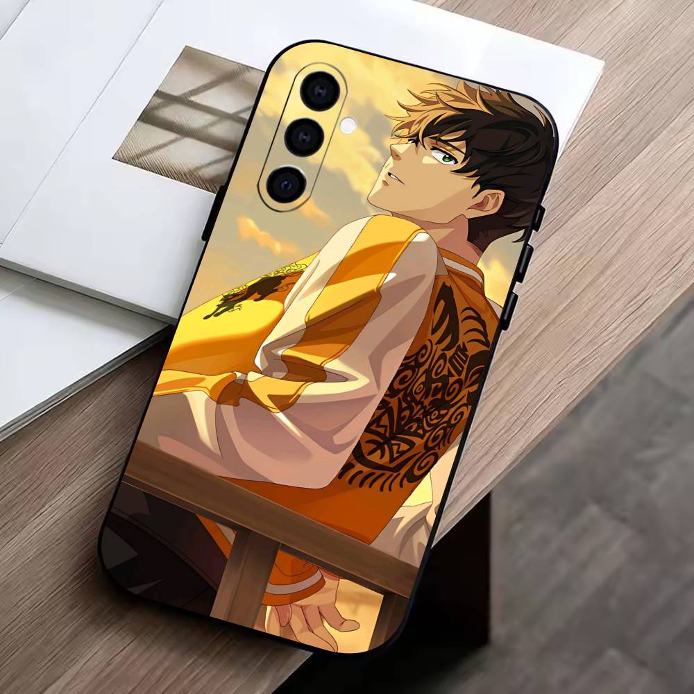 

WW-WIND BREAKER Phone Case Black Silicone Soft For Samsung Galaxy A73,A72,A71,A70,A53,A52,A51 Samsung a72