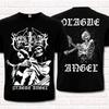 Tricouri High Street Tricou Marduk Îngerul Ciumei 2004 Black Metal Stil Metalheads Tricouri Topuri Doamnă Bumbac Mânecă Scurtă
