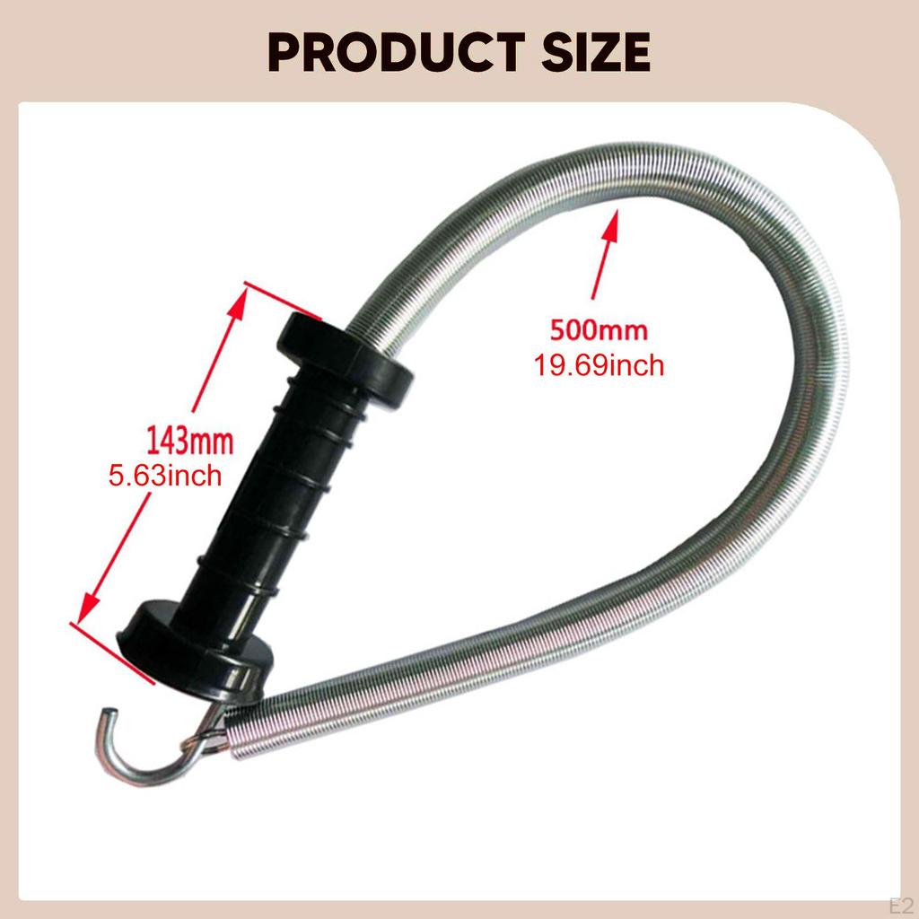 Electric Fence Gate Kit Door Handle Easy to Install Replacement with Spring Fencing Hardware