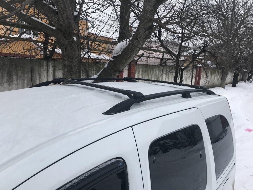 Stürze für Dachreling WingBar (2 Stück) Grau für Renault Kangoo 2008–2020