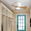 6-speed Mini 22 Inch LED Ceiling Fan With Light Household Inverter Ceiling Fan Lamp Adjustable Electric Ceiling Fan Light