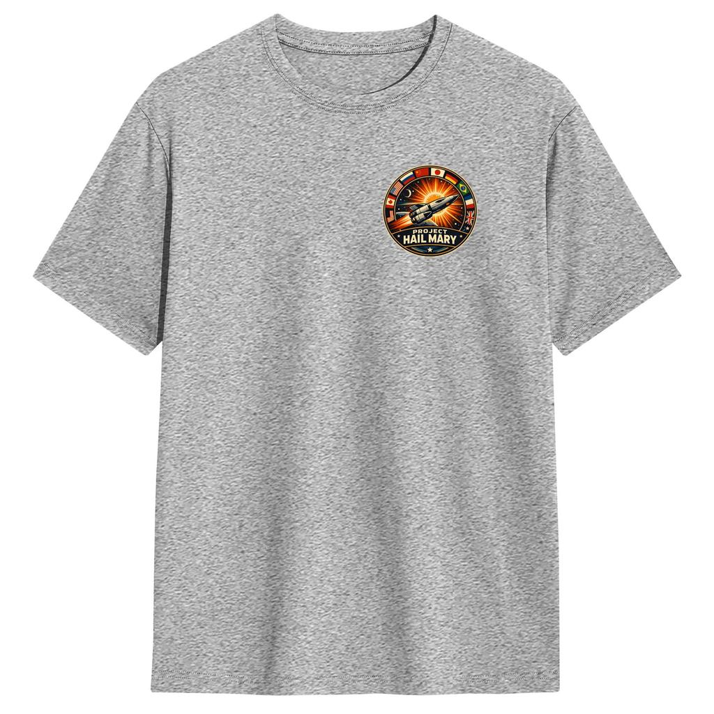 Vintage TShirt Summer Project Hail Mary Film Logo Fashion TShirts Cotton Tee Shirt for Unisex Y2K Classic Short Sleeve Tops