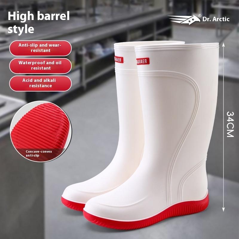 High Quality Factory Manufacture Waterproof Anti-slip Rain Boots Multi-site Using PVC Work Boots Gumboots