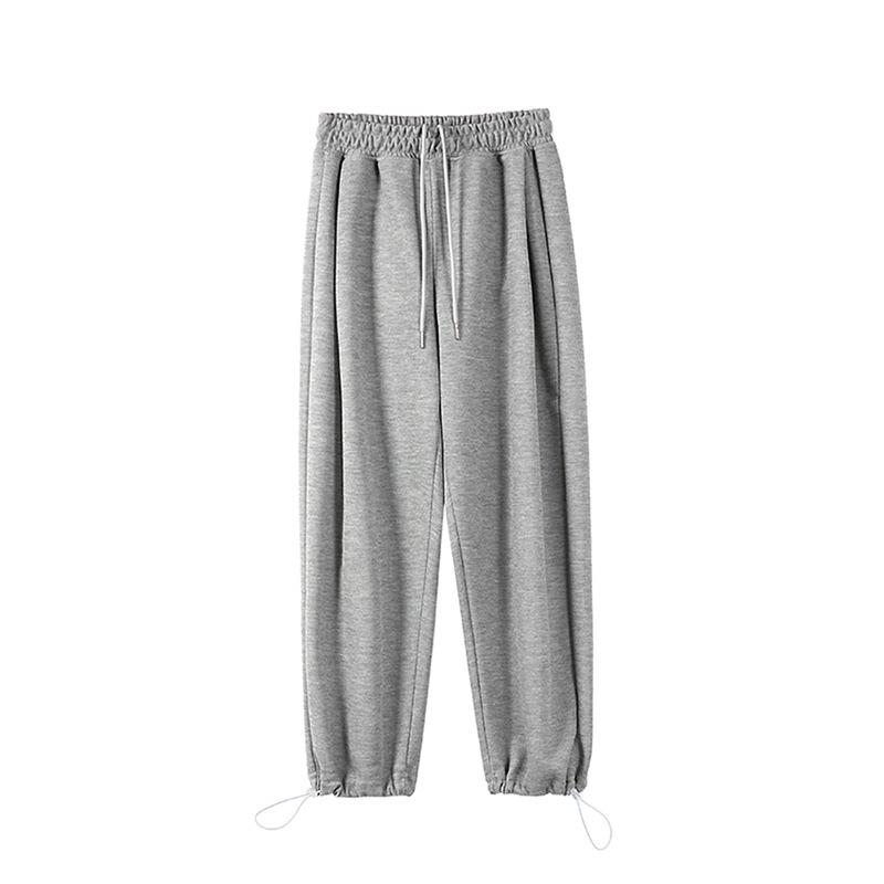 Women's 2024 Winter Fleece-Lined American Style Sweatpants - Slimming Loose Fit, Straight & Wide Leg Joggers