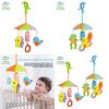 Baby Musical Rotating Bed Mobile Plush Toy For Visual And Auditory Development