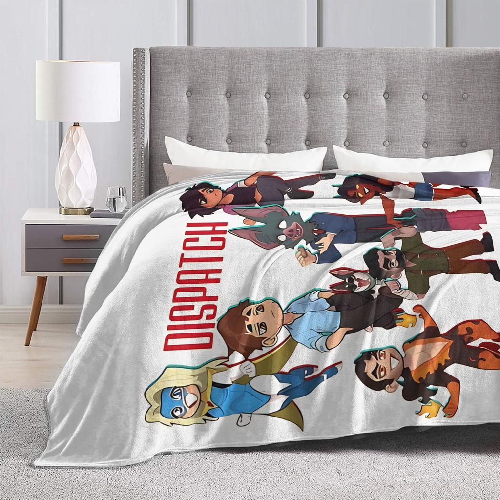 Soft Blanket Picnic Dispatch Game Throw Blanket  Flannel Bedspread For Bedroom Funny Sofa Bed Cover