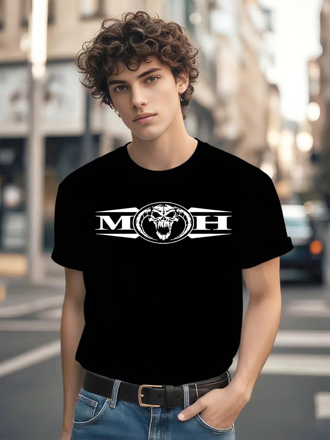 MotL MOH  XXL Heavyweight Oversized T-shirt - Black Graphic Tee with Bold MOH Lettering XXL