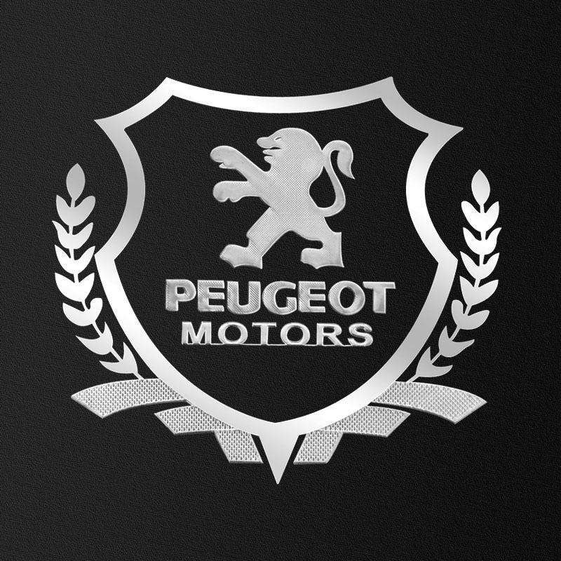 1Pcs Car Body 3D Stickers Wheat Ears Styling Emblem Auto Decoration For Peugeot 308 408 508 RCZ 208 3008 2008 206 207 108 406 407 408 206 207 306 307