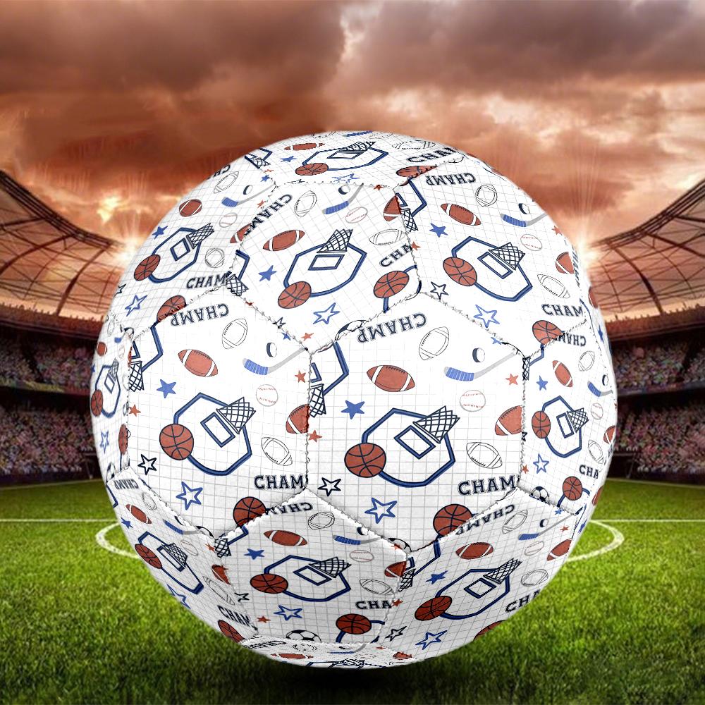Ball Sports Theme Size 5 Soccer Ball, Suitable for Both Indoor and Outdoor Matches, a Gift Suitable for Everyone.