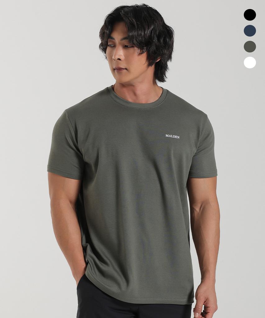 Moldeun Basic Semi-Overfit Logo T-Shirt