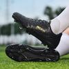 Large Size Low Top Football Boots Men's AG Long Spikes TF Broken Nails Student Training Shoes Children Adult Football Boots Foreign Trade