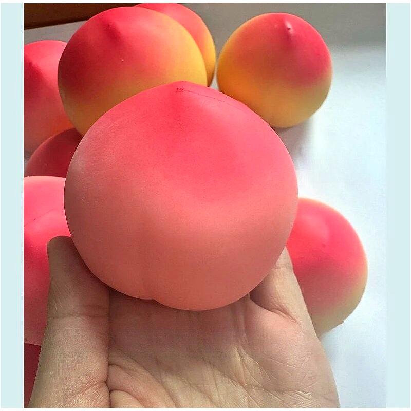 Simulation Of Gradual Pink Yellow Peach Modeling Soft Plastic Ornaments Soft Glutinous Sticky Slow Rebound Decompression Toy