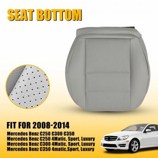 Front LH Bottom Seat Cover Black Tan Gray For Mercedes 08-14 Benz C250 C300 C350