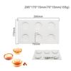 6 Flat Round Mousse Mould Chocolate Silicone Mould Western Pastry Round Tart Mould Tower Ring Baking Mould