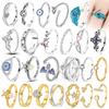 Rings 925 Silver Dragon Star Moon Blue Eyes Firefly Rings For Women Man Wedding Engagement Part Fashion Jewelry Gift
