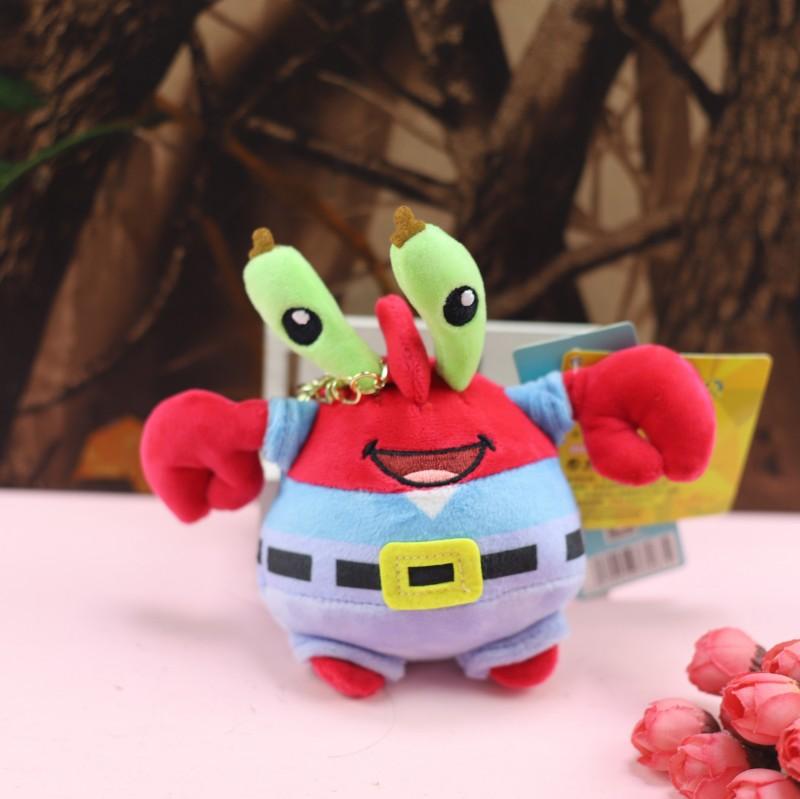 Anime Spongebob v kalhotách Patrick Hvězda Sépiák Eugene H. Krabs Gary Plyšová hračka Přívěsek na klíče Narozeninový dárek Pro dítě
