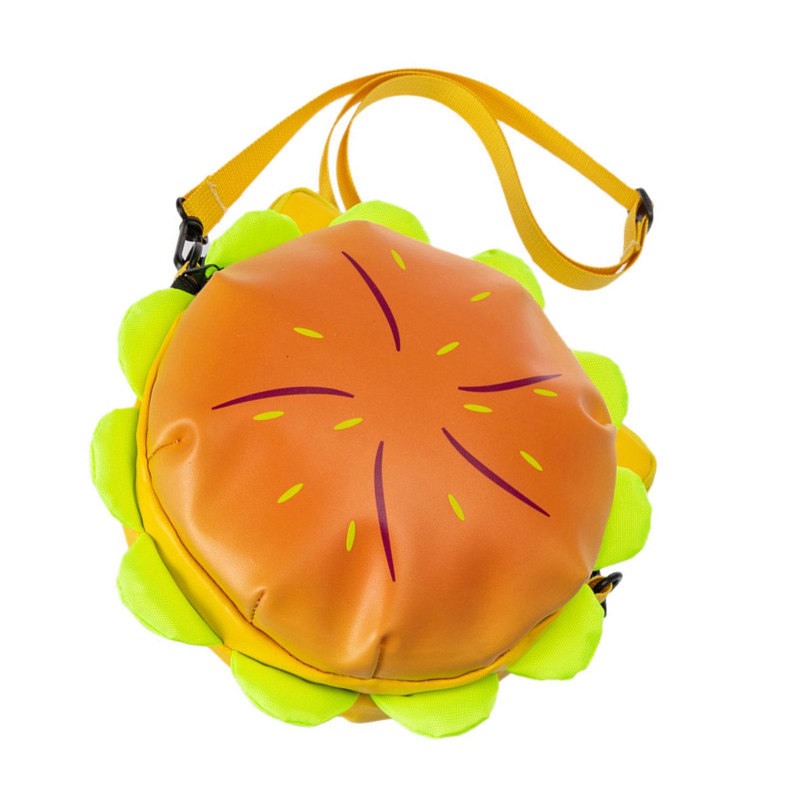 Женская мультяшная сумка-гамбургер через плечо — фото 8