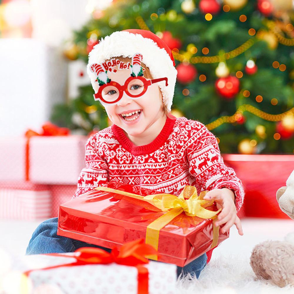 Festive Plastic Christmas Glasses Adorable Party Accessories For Kids Families And