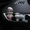 Car Air Freshener Vent Decoration Ornament Cute Puppy Sherari High-End Perfume Diffuser Stone Gift