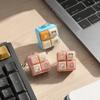 Portable Keyboard Fidget Keychain Sounding Stress Relief Keyring New Clicker Pendant  School