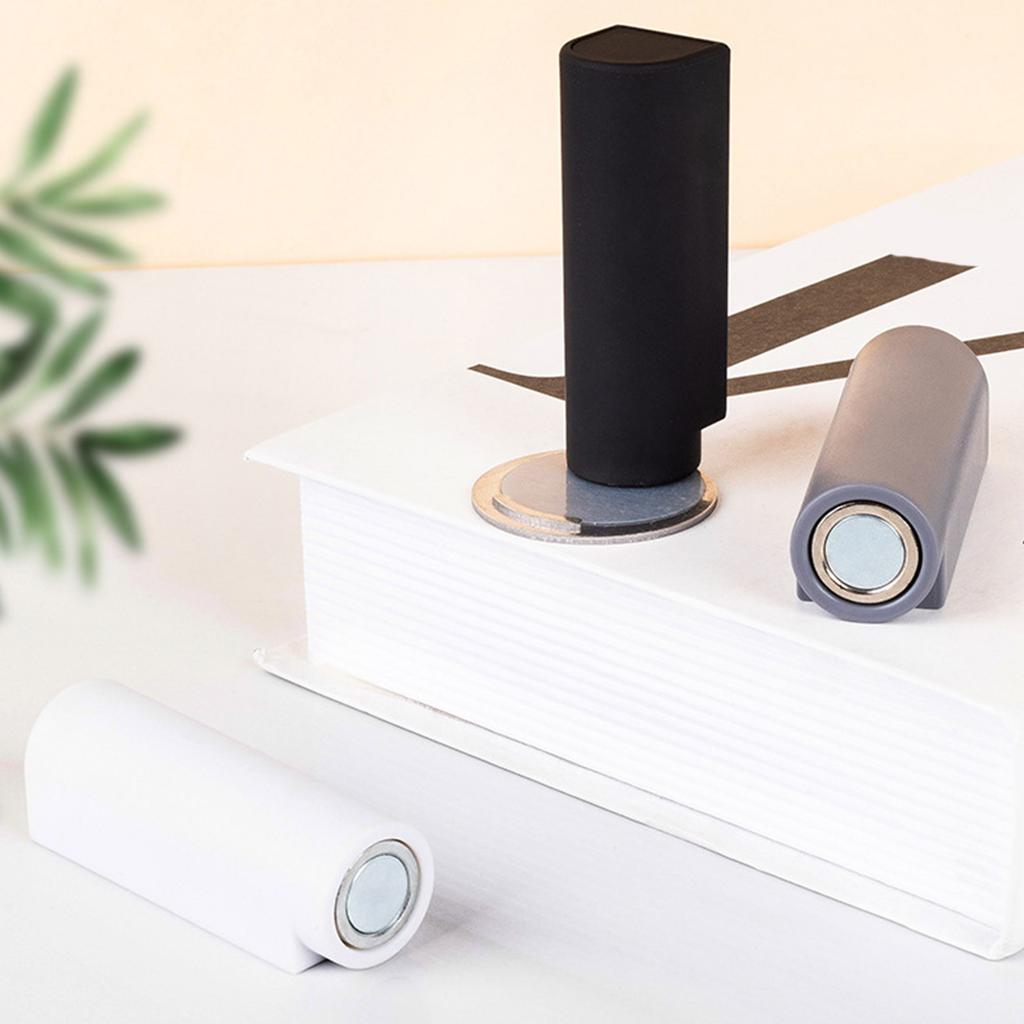 Punch Frees Magnetic Door Bumper ABS & Iron Magnetic Door Holder Child & Pet Friendly Magnetic Door Stop for Household