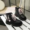 Children Leather Boots Girls  Autumn Winter  Casual Comfortable Short Boots Warm Kids Versatile Anti-slip Cotton Boots