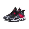 Anta Comfortable Versatile Shock Absorbing Non-Slip Low-Top Kids Basketball Shoes Kids Sneaker Black Red 312311115-2